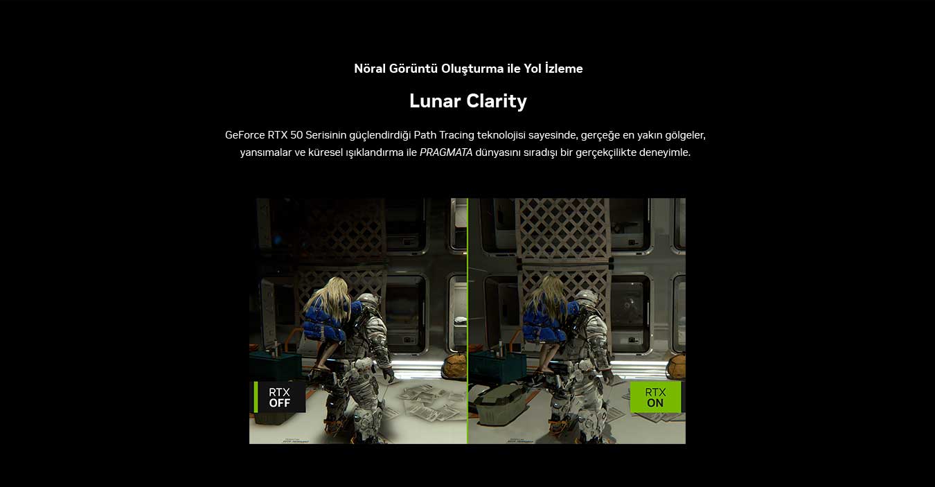 Nöral Görüntü Oluşturma ile Yol İzleme - Lunar Clarity