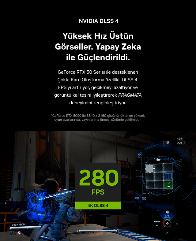 NVIDIA DLSS 4 - Yüksek Hız Üstün Görseller, Yapay Zeka ile Güçlendirildi